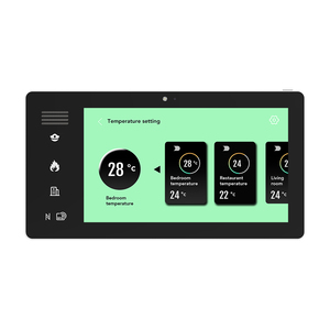 Domotica tablet da 7 pollici pannello di controllo touch android poe montato a parete con sistema di allarme RFID Zigbee NFC - Product Image 2