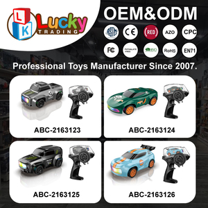 LK oyuncaklar 1/64 2.4G 4WD Drift RC araba Mini yarış LED ışık HSP RTR Motor tam orantılı uzaktan kumanda On-Road yarış modeli - Product Image 6