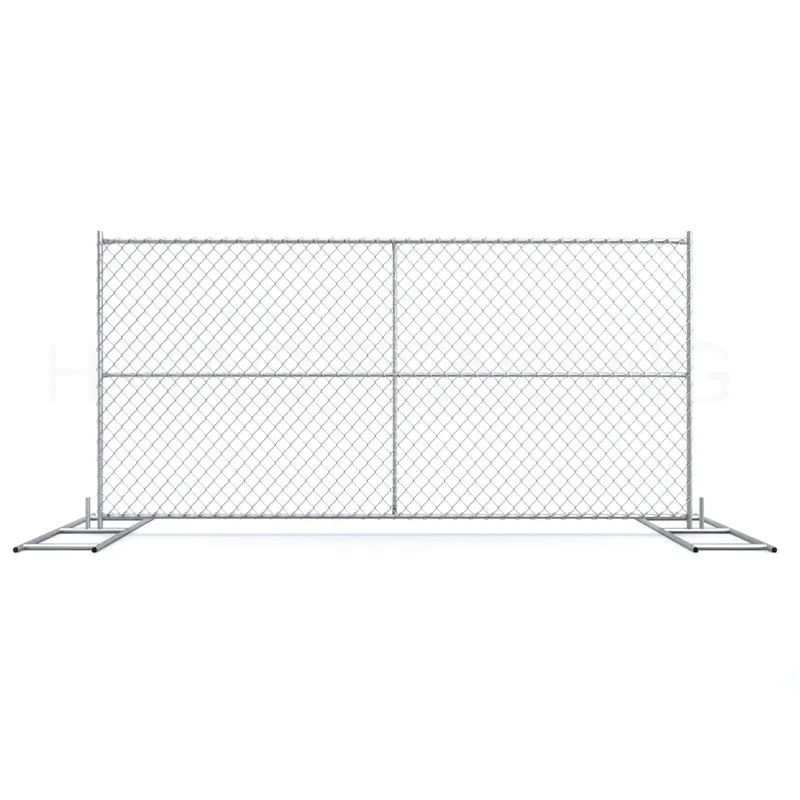 Haiao portatile cantiere 6x 9.5ft evento temporaneo anti salita catena di collegamento recinzione con cancello per bambini