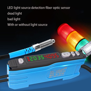 Sensore in fibra ottica di rilevamento della sorgente luminosa a LED ER2-22H sensore di amplificatore in fibra ottica a luce LED con classificazione del colore della luce a LED - Product Image 5