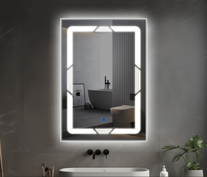 Factory Price Special Modern Various Shapes Screen Touch Control Smart Mirror Front &amp; Backlit <strong>Led</strong> Lights Anti-fog Bath Mirror - Product Image 6