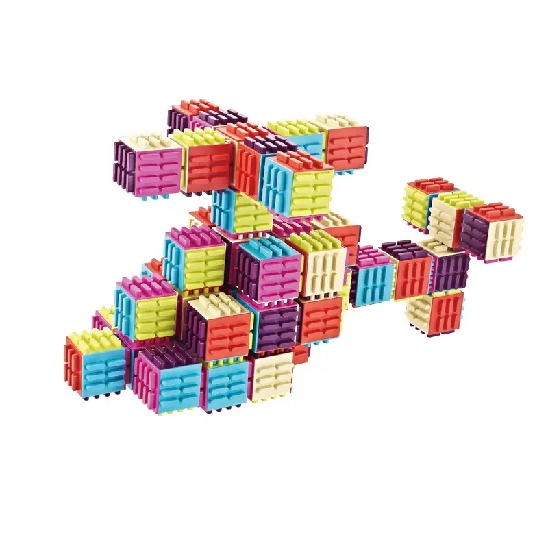 EPT CE belgesi eğitim inşaat plastik küp blok oyuncaklar bina Blosks seti