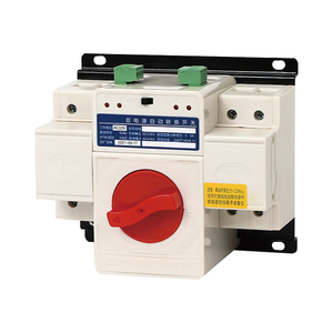 Fabrika kaynağı manuel elektrik alev koruma 2P 3P 4P 400V 63A Mini tip CB seviye ATS çift güç otomatik Transfer anahtarı - Product Image 1