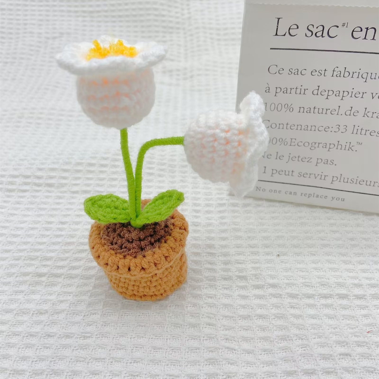 Muguet blanc en pot - Produit fini
