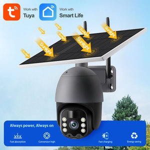 Outdoor Night Vision 2-Way Audio <strong>Camera</strong> Tuya Smart WiFi 3MP 8W Solar Panel Powered 2.5&quot; PTZ HD Battery <strong>Camera</strong> PST-SQ-WF-3MP - Product Image 3