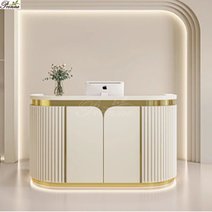 Nhà Máy bán hàng tùy chỉnh bằng gỗ nhỏ tufted quầy tiền mặt quầy với ngăn kéo - Product Image 2