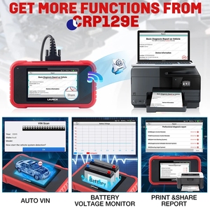 เครื่องมือวินิจฉัย OBD2สำหรับรถยนต์ CRP129E X431เครื่องสแกนออโต้รีเซ็ต eng/absrs/at น้ำมัน sa/epb/tpms/dpf - Product Image 6