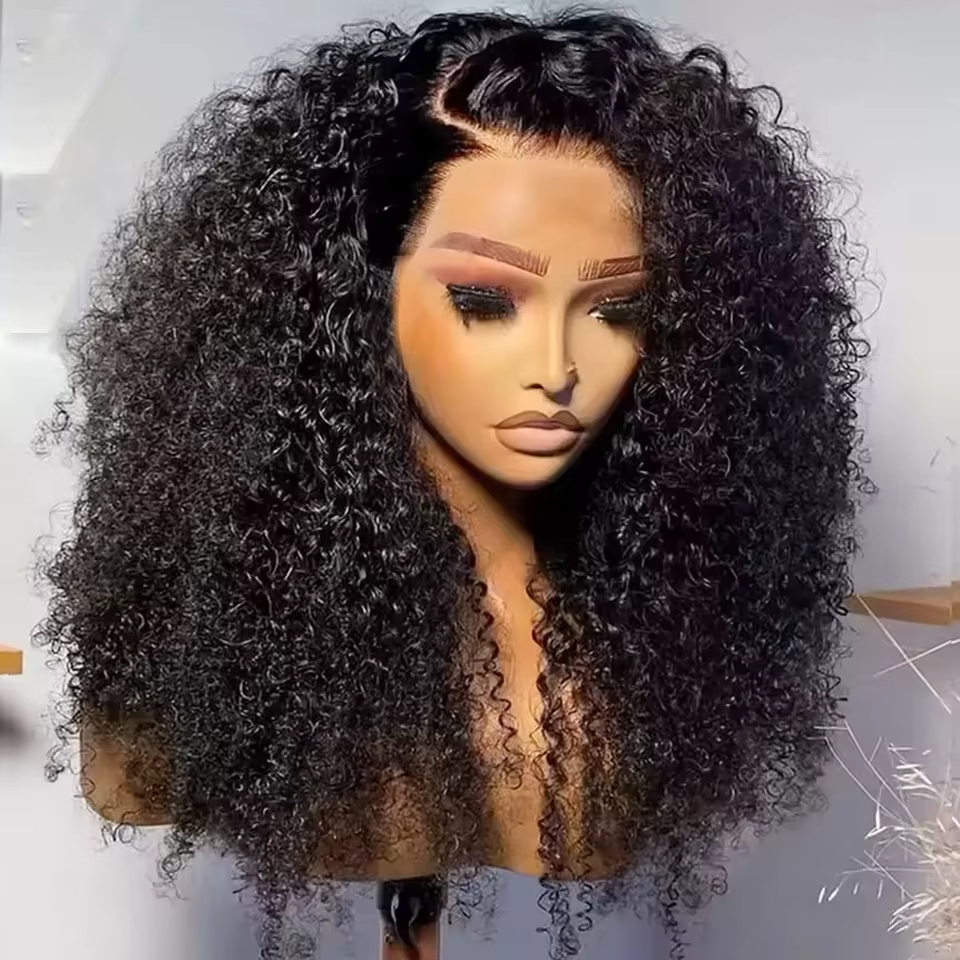 Peluca de rizos afro