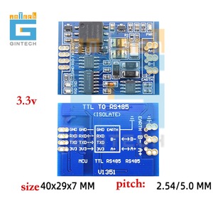 TTL <strong>to</strong> RS485 <strong>Module</strong> RS485 <strong>to</strong> TTL Signal Converter Board 3V 5.5V Isolated Single Chip Serial Port <strong>UART</strong> Industrial Grade <strong>Module</strong> - Product Image 2