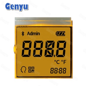 Kunden spezifisches LCD 4/14 Digit 7-Segment-Bildschirmanzeige RGB 3 Farben Hintergrund beleuchtung TN Positives LCD für Stirn pistolen - Product Image 3