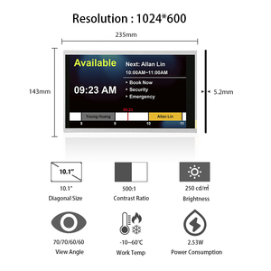 AUO 10.1 Inch <strong>LCD</strong> Screen Panel G101STN01.0 Industrial Terminal <strong>Control</strong> <strong>TFT</strong> <strong>LCD</strong> Display <strong>LCD</strong> <strong>Module</strong> - Product Image 1