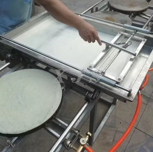 Manuelle automatische flache arabische Brotback maschine Gebackene flache Pfannkuchen maschine Hand Push Dosa Back maschine - Product Image 4
