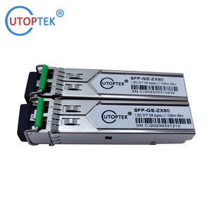 1,25G 80km SFP 1550nm Duplex LC DDM Optischer Transceiver Telekommunikation Verwenden Sie das SFP-Modul zum Preis - Product Image 2