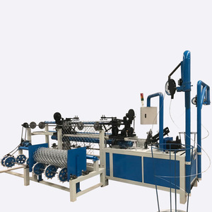 4.0M Width Manual Chain Link Fence Making <strong>Machine</strong> Metal Mesh Making <strong>Machine</strong> Wire Mesh Manufacturing <strong>Machine</strong> - Product Image 1