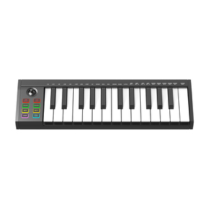 KONIX новый музыкальный инструмент светодиодный экран 25 клавиш MIDI клавиатура электронное пианино 25 электронный контроллер клавиатуры - Product Image 3