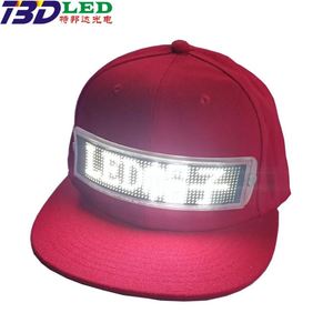 דגל אקולייזר <span class=keywords><strong>El</strong></span> דיסקו Dj זול בייסבול חג המולד כדור Led מואר כובעי וסיטוני גלילה led וכובעים