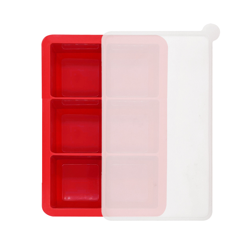 Rouge avec couvercle