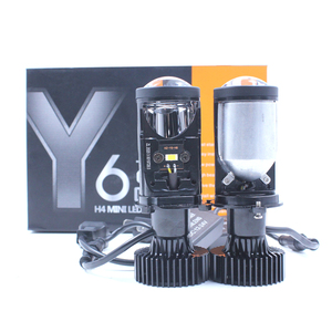 FSYLX Y6 Y6D H4 LED Headlight Bulb Fanless 80w 8000lm LED Mini Projector Lens Car Led Light Lamp Bulbs H4 Bi Led Headlights - Product Image 5