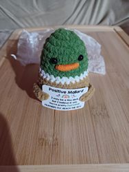 Pato real positivo