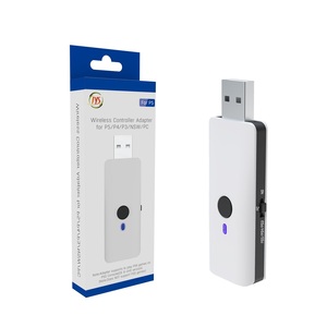 有线/无线控制器适配器与许多型号控制器USB转换器兼容，用于PS5/PS4/PS3/开关/PC - Product Image 1