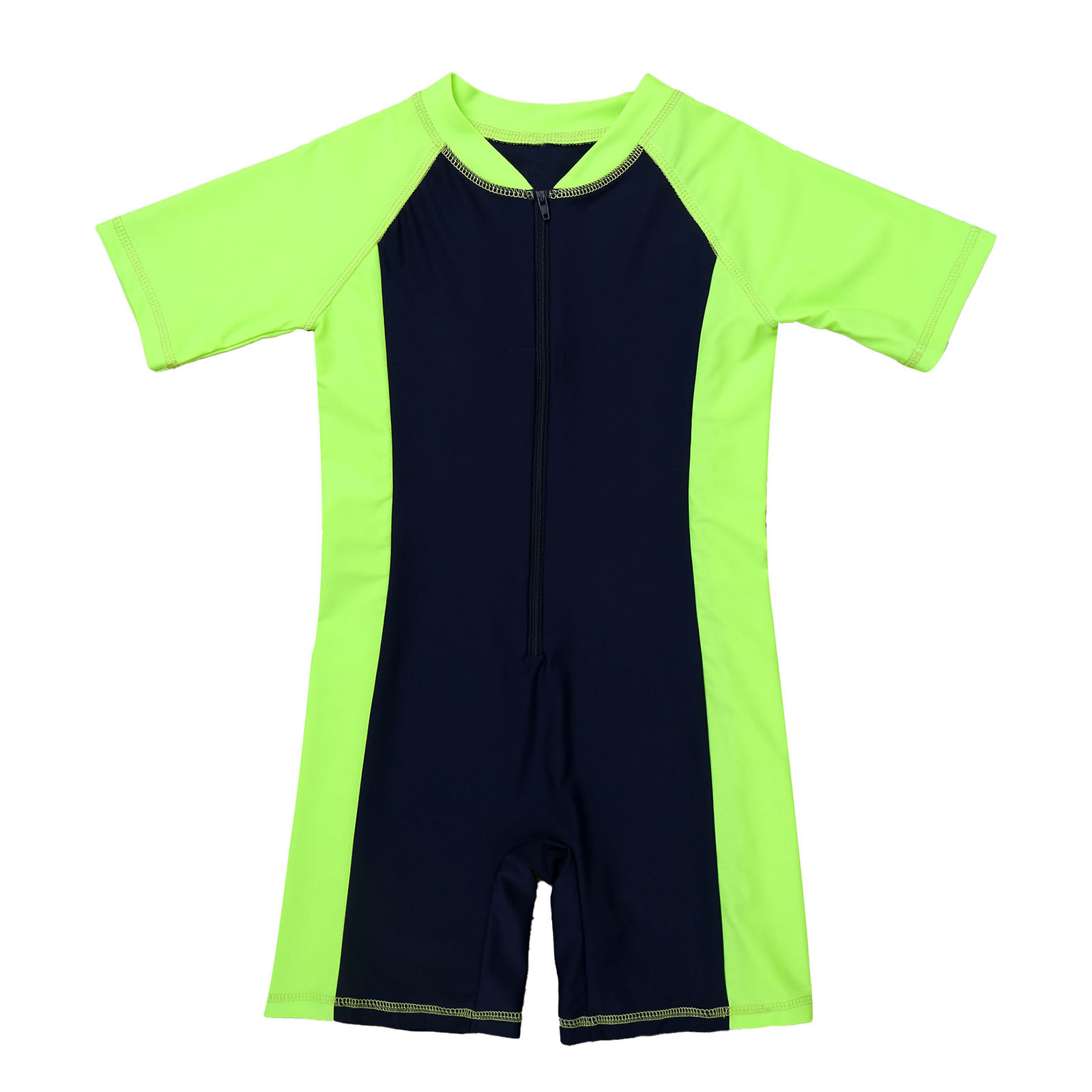 Bleu marine et fluorescent