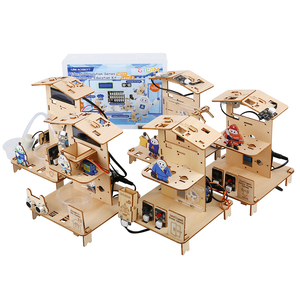 ACEBOTT 5-in-1 Kit per la casa intelligente STEM Education Project per principianti ESP32 codifica per Arduino IDE School principiante Kit - Product Image 1