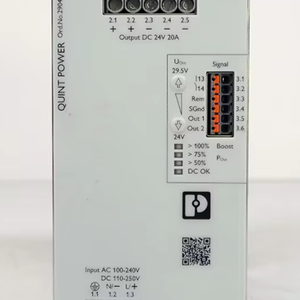 Contact Power Supply 2904602 QUINT4-PS/1AC/24DC/20 <strong>Unit</strong> <strong>Input</strong>:1-phase, <strong>Output</strong>: 24 V DC/20 a Primary-switched QUINT POWER - Product Image 2