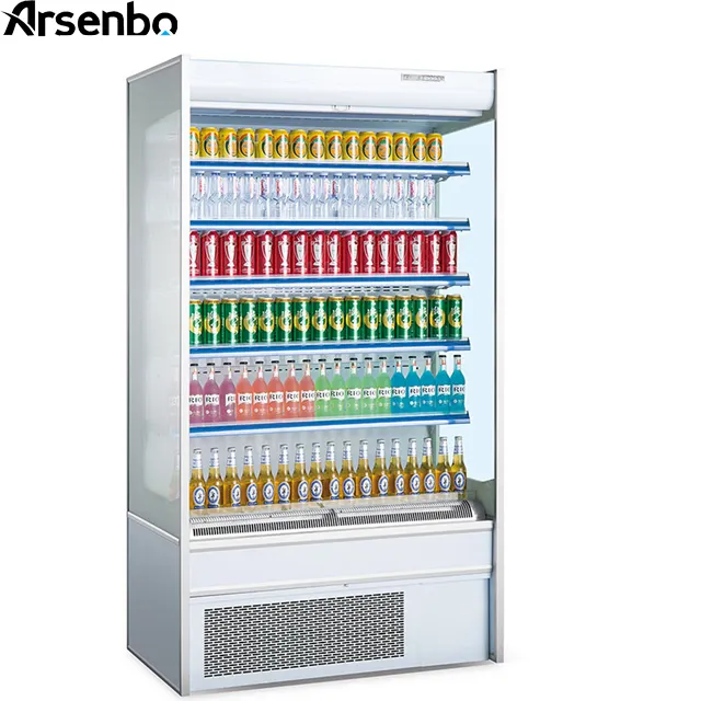 Refrigerador comercial multi-deck aberto/refrigerador de vitrine/refrigerador de supermercado com bom preço