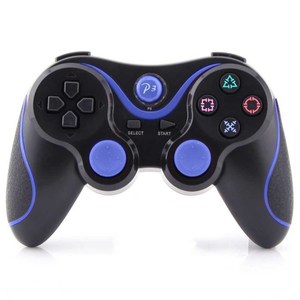 PS3ワイヤレスゲームコントローラー用Honcam PS3コンソールジョイスティック用デュアル振動ゲームパッド中国製 - Product Image 1