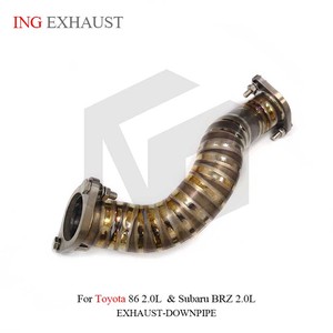 ING Titanium Alloy Exhaust System <strong>Headers</strong> for Toyota 86 2.0L &amp; Subaru BRZ 2.0L with High Quality Auto Turning Pipe Parts - Product Image 6