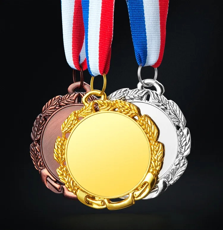 medallas en blanco