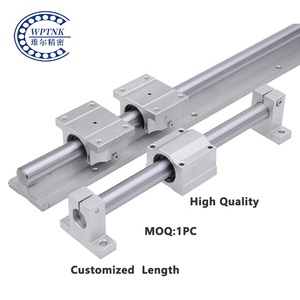 Sin fricción TBR30UU TBR30LUU TBR 30 UU LUU ejes lineales impresora 3D diámetro 30mm eje óptico soporte varilla acero CNC guía Kit - Product Image 3