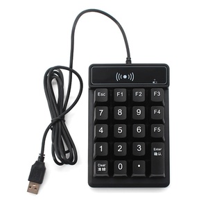 USB 14443A Protocolo Mifare IC 13,56 Mhz Lector de tarjetas IC con función de teclado de contraseña para tarjeta S50 y S70 - Product Image 1