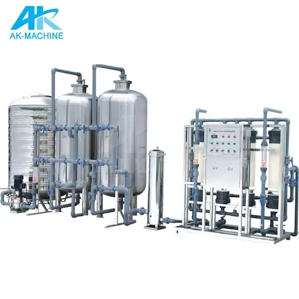 Machines de traitement de l'eau de système de membrane d'osmose inverse 1000LPH pour la machine de filtration de l'eau