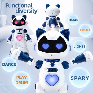 Robot inteligente de Control remoto con detección de gestos, juguete educativo inteligente AI, Robot de programación de pulverización deslizante para caminar con luz LED - Product Image 5