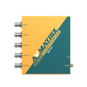 Avmatrix SD1141 TV Broadcasting CCTV Video Accessories 3G-SDI Camera Audio Video <strong>Splitters</strong> 1 Channel <strong>Input</strong> to 4 Channel <strong>Output</strong> - Product Image 4