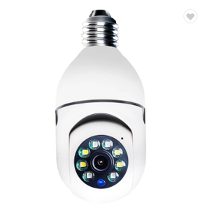 Sistema di telecamere di sicurezza con lampadina per videocamera 2.4GHz WiFi Camer di sorveglianza domestica Wireless panoramico a 360 gradi - Product Image 1