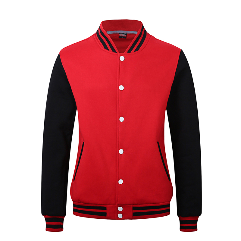 Vêtements rouges manches noires
