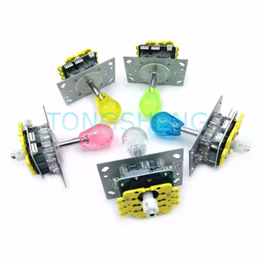 Alta calidad USB PC Arcade Joystick Controller Arcade 4way/8way Single Color Iluminado Joystick Arcade Repuestos - Product Image 4