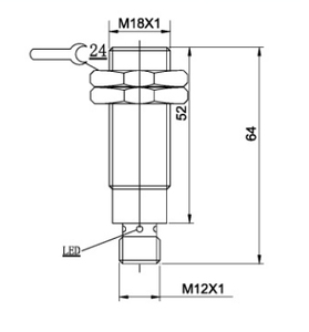 BXUAN a lungo raggio 8mm di rilevamento distanza interruttore di prossimità sensori NPN PNP uscita analogica 24VDC 220VAC tipo induttivo - Product Image 6