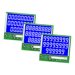 Alta visibilità 7 segmento schermo LCD moduli HTN negativo Highlight del produttore di retroilluminazione per gli strumenti di erogazione del carburante - Product Image 1