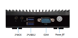 Armortec Mini Pc Fanless <strong>Desktop</strong> Industrial PC <strong>Computer</strong> with Integrated Intel 2 LAN 4 USB 64GB EMMC 8GB RAM - Product Image 3