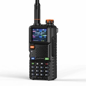 Baofeng UV-5RH Pro originale 10W ad alta potenza GPS Dual Band Ham Radio Walkie Talkie per squadre di sicurezza e costruzione