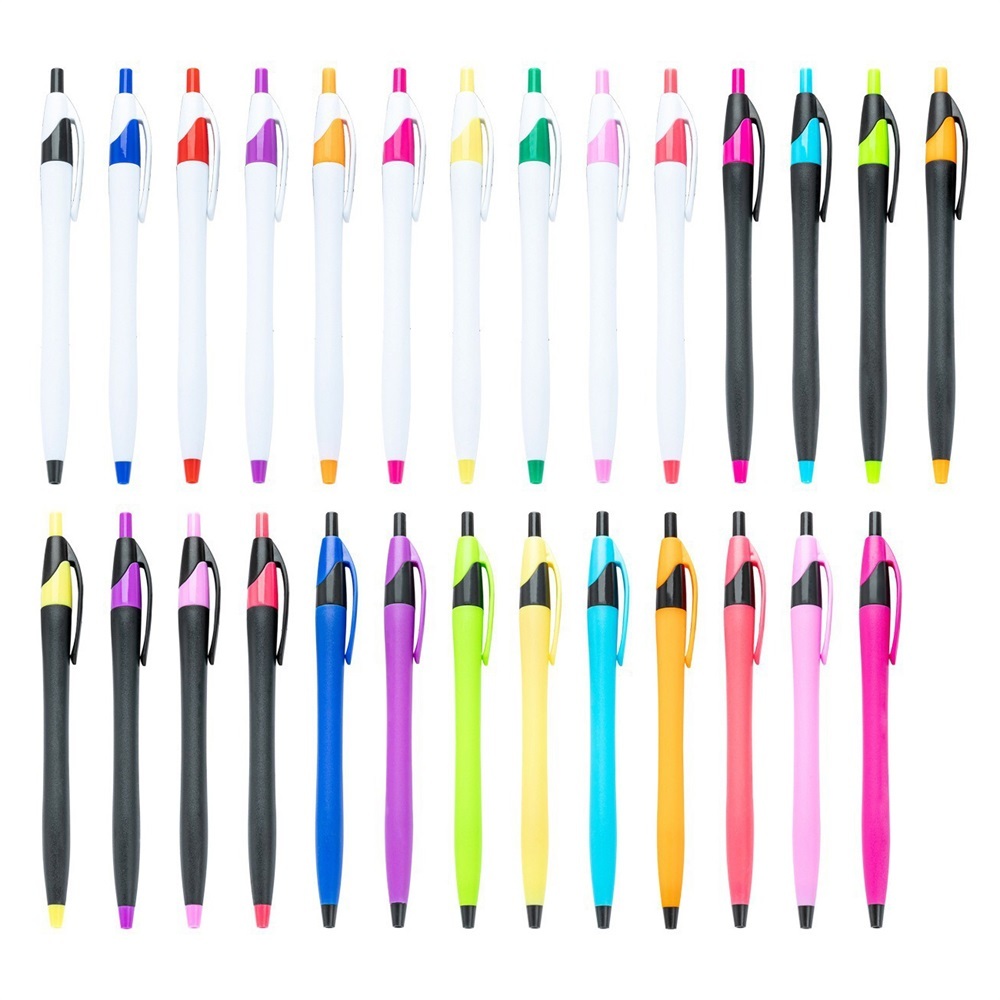 Custom Trade Show Plastic Ballpoint Pen Bulk Promo Gift