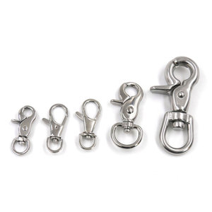 Vàng Chrome Clasp tôm hùm kẹp Đen lặn Bạc kích hoạt Zee Dog Kẽm 4 "tiêu đề Titan dù kim loại swivell Snap <span class=keywords><strong>hook</strong></span> - Product Image 4