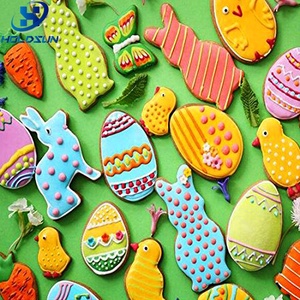 Tùy Chỉnh Phục Sinh Chủ Đề 5Pcs Không Dính <span class=keywords><strong>Cookie</strong></span> <span class=keywords><strong>Cutter</strong></span> Set Cấp Thực Phẩm Kim Loại Bao Gồm Bunny Chick Trứng Cừu Vịt Con - Product Image 4