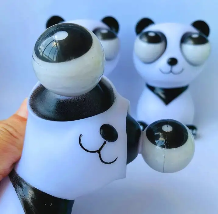 Muñeco de ojos Pop Out con dibujos de oso Panda, juguete antiestrés, para aliviar el estrés, para Decoración