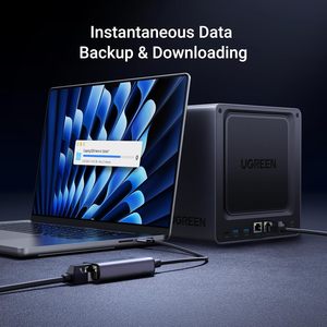 UGREEN USB C到以太网适配器2.5G，笔记本电脑的以太网适配器，C型 (兼容迅雷4/3) 到RJ45网络互联网 - Product Image 4