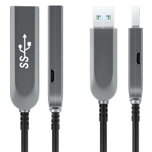 30M 50m光纤USB扩展适配器电缆10Gbps USB a型数据传输电缆usb 3.0 aoc hybride kabel 10米 - Product Image 4