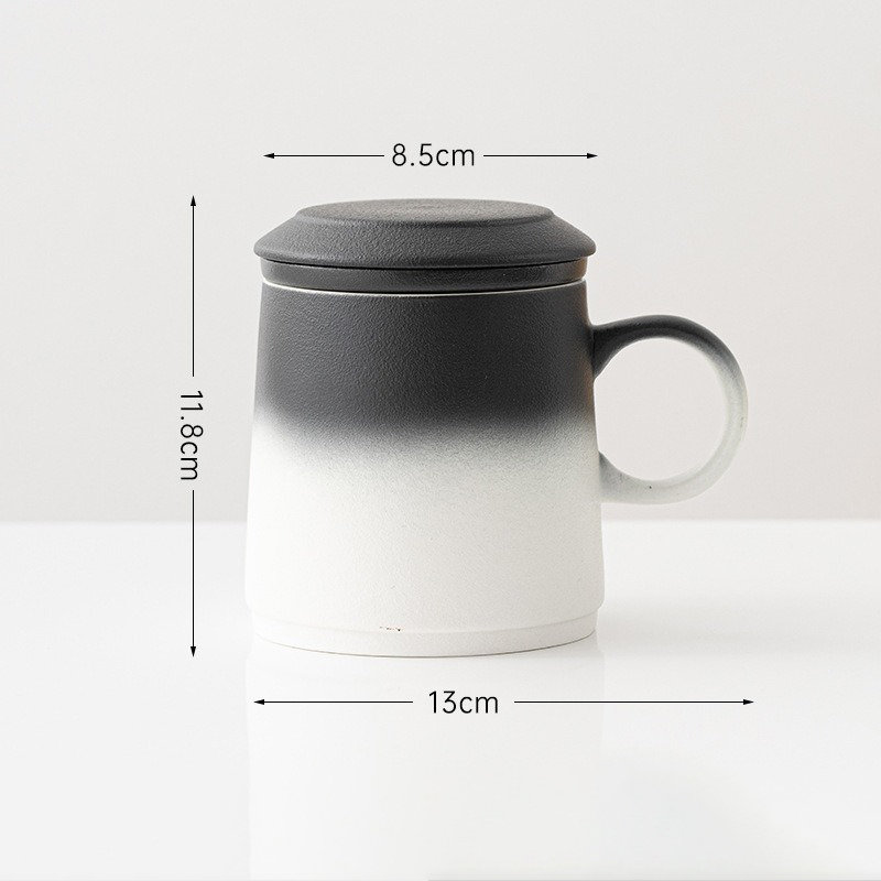 Black and white gradient color